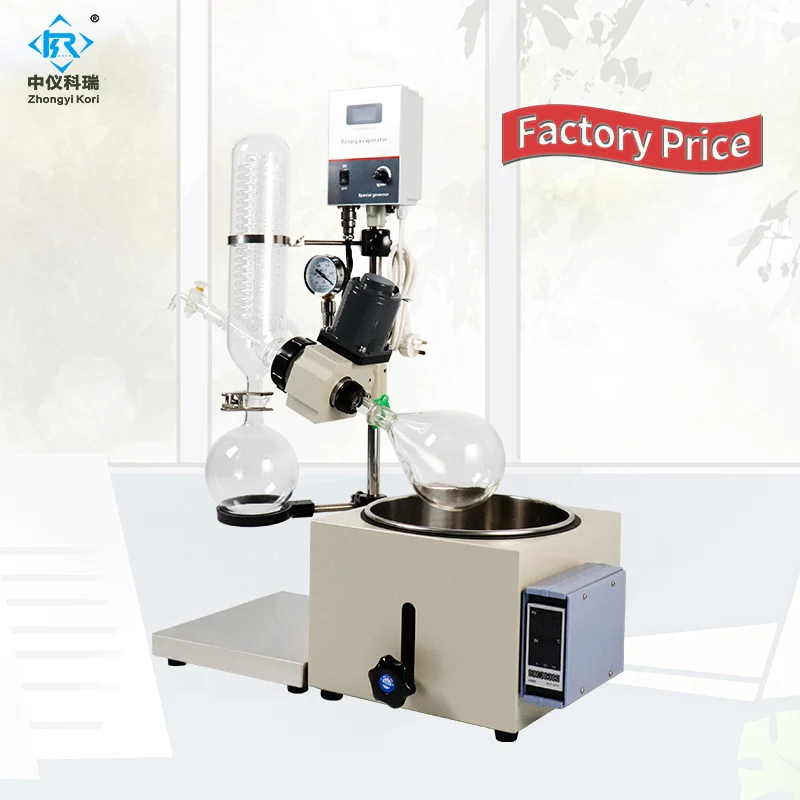 RE-201D Chemical 1l Rotovap Rotary Evaporator Vacuum Distillation Distiller evaporation device for laboratory