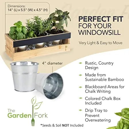 JUNJI фермерский кухонный окно, плантатор, коробка, суккулент, цветок, травы, сад, крытый, открытый, бамбуковое дерево, прямоугольное растение