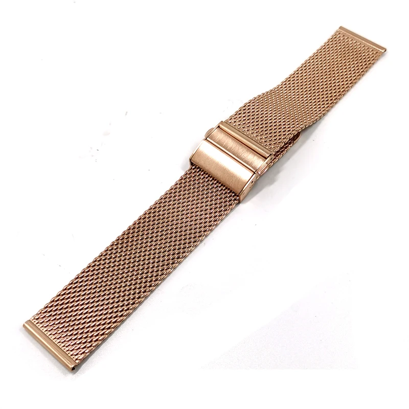 12 14 16 18 20 22mm new design fashion mesh milanese quick release stainless steel watch band strap bracelet
