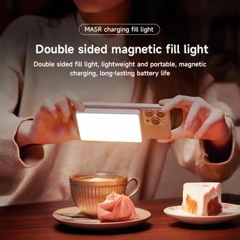 Godox MA5R 5W 1800K-10000K RBG LED Light Magnetic Charging Full-Color Mini on Camera Lights Live Outdoor Selfie Fill Lighting detail image