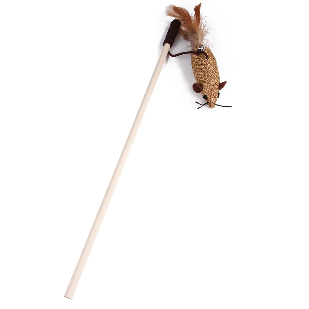 
 Накладная мышь перо питомцы игрушки для кошек мини забавные игрушки для кошек палочка для кошек  