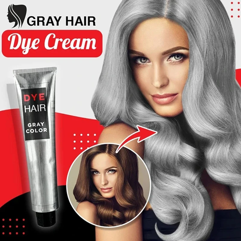 New Smoky Gray Punk Style Light Grey Silver Grandma Gray Hair Dye Color  Unisex Color Hair Wax Dye Cream Fashion Hair Color - Buy Colorful Hair Dye  Stick,Hair Dye Pen,Magic Hair Stick