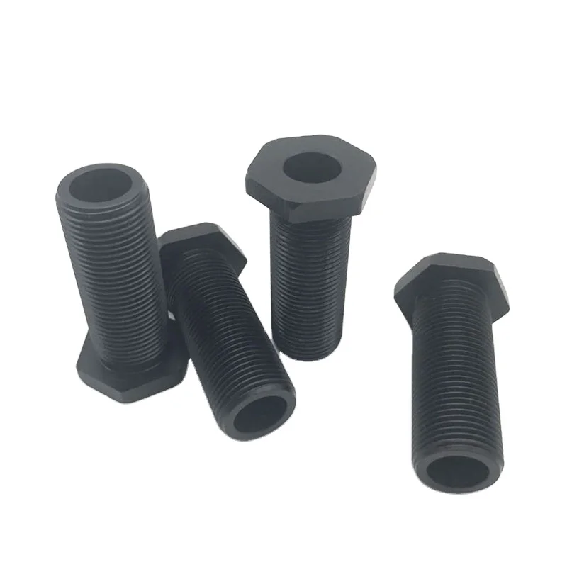 Factory Direct Wholesale High Strength M5 M6 M8 Black Steel Outer Hexagon Flange Bolt stainless steel leveling Bolt Screw