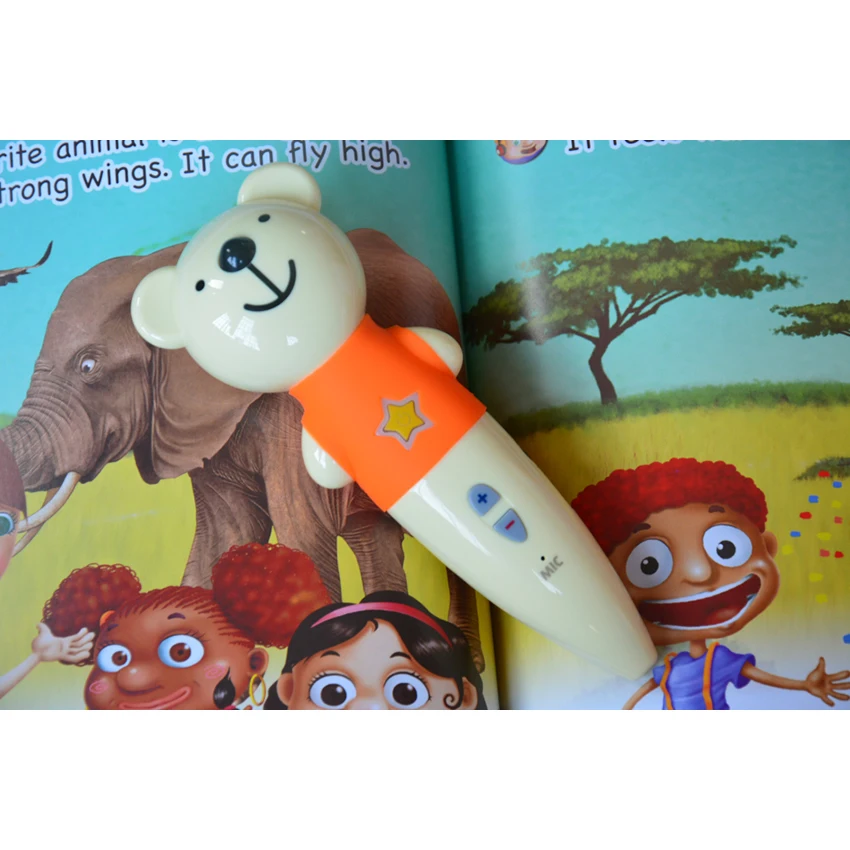 
Подарочный набор для детей, говорящая ручка Sonix, ручка для чтения и сенсорная ручка, 20 книг + 1 ручка 