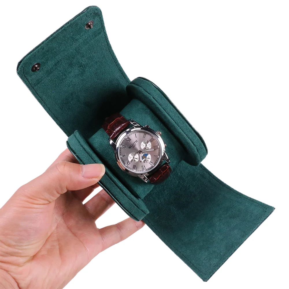 Rouleau de montre en cuir PU simple JBW1013W Rouleau de montre en cuir PU simple JBW1013W