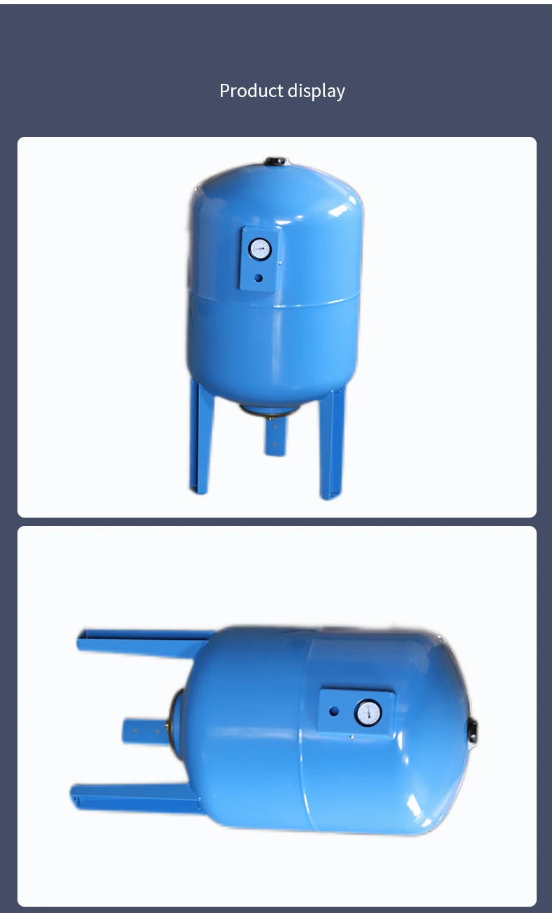 Hot Sale 50l Large Capacity Red Expansion Pressurized Water Storage