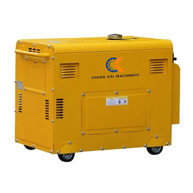 4kW/4kVa Super Silent Inverter Generator is portable and fitted Silent Portable 182F diesel engine