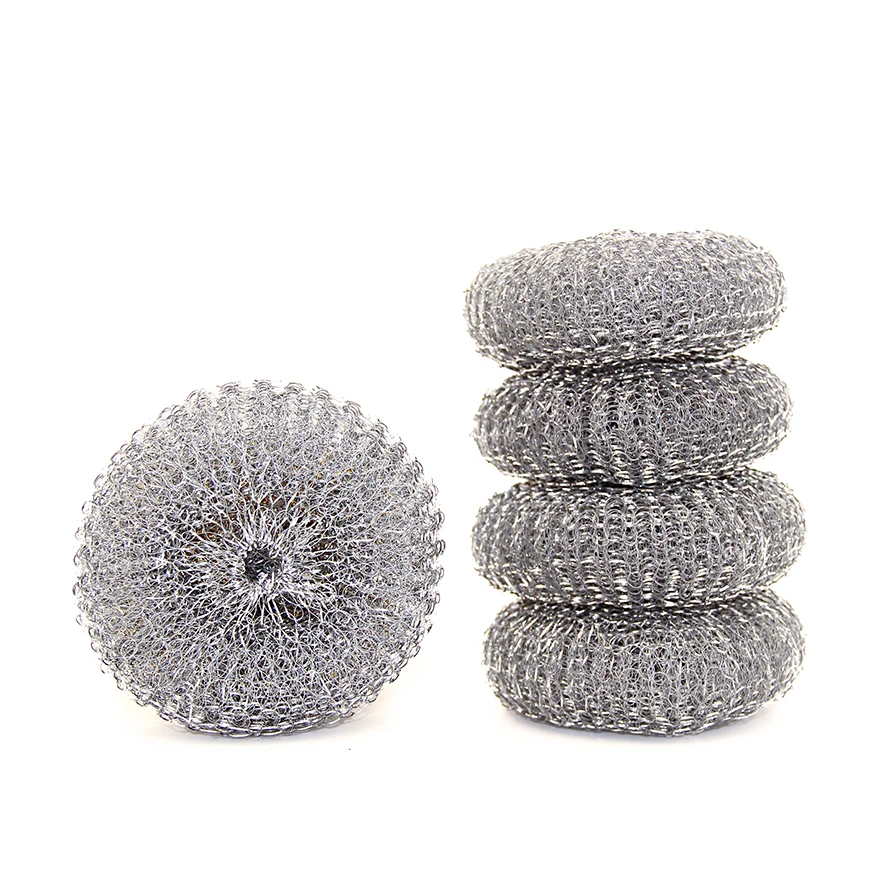 Stainless Steel Scrubber ( 12 Pcs ) - Metal Sponge, Stainless Steel ...