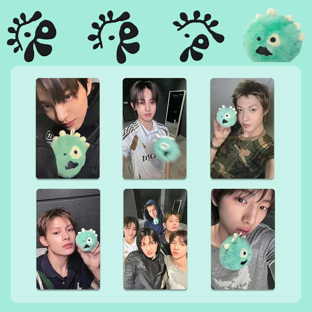 Kpop Cortis Member Hold Ball Selfie Lomo Cards - Gift Promotion