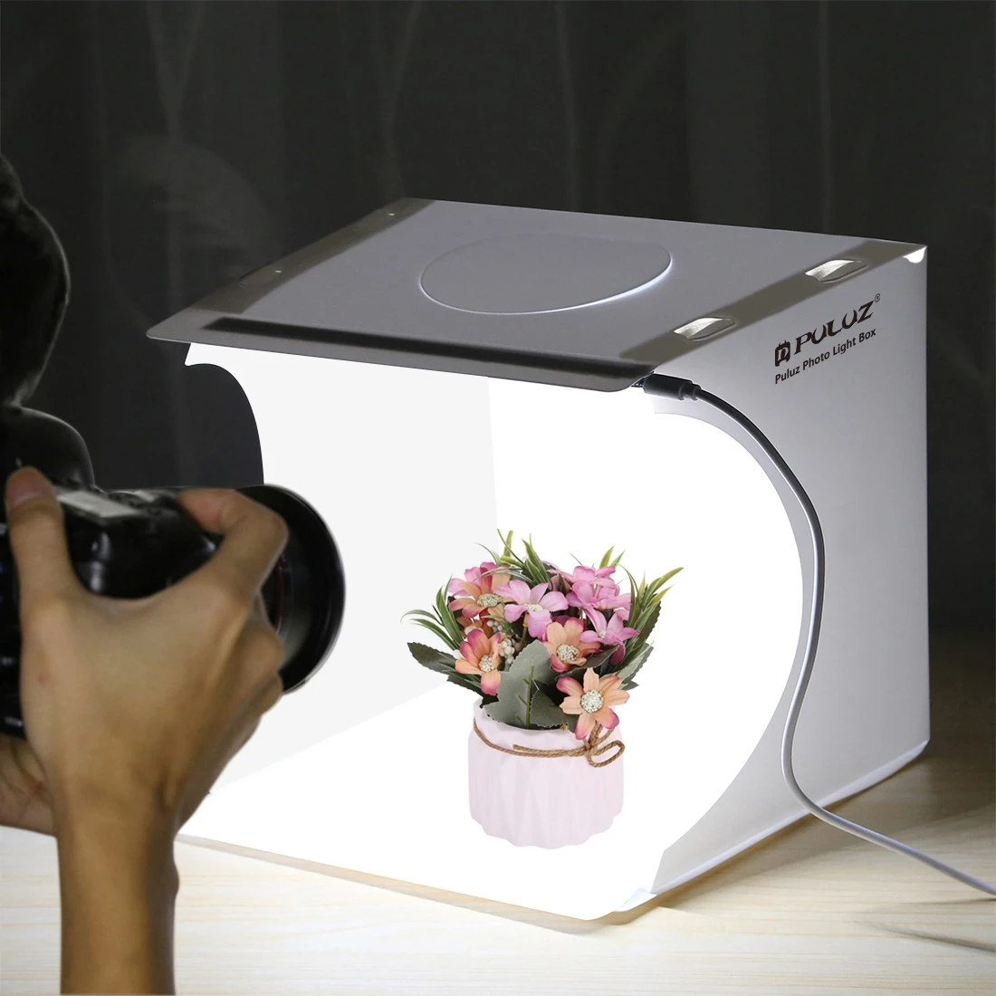 PU5021 Latest Photo Box Puluz 20cm Mini Photo Studio Box for Small Items  Photography Accessories Led Light Box
