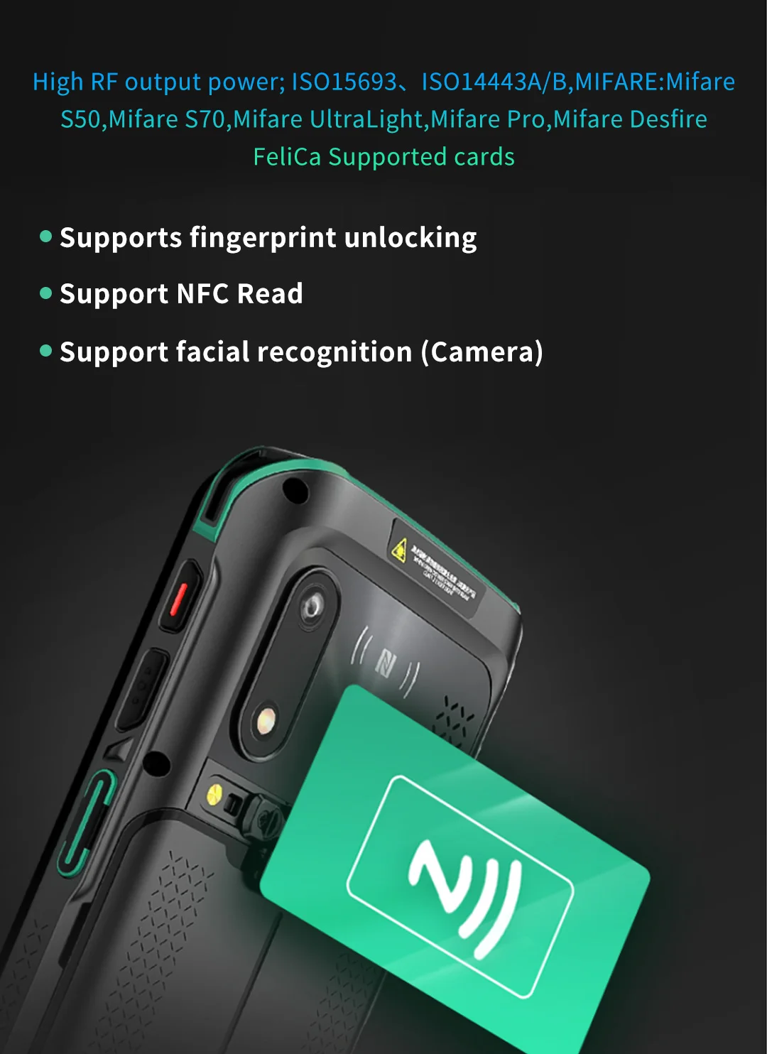 Factory Rugged Android Smart Terminal Pda 2d Barcode Scanner With Wifi