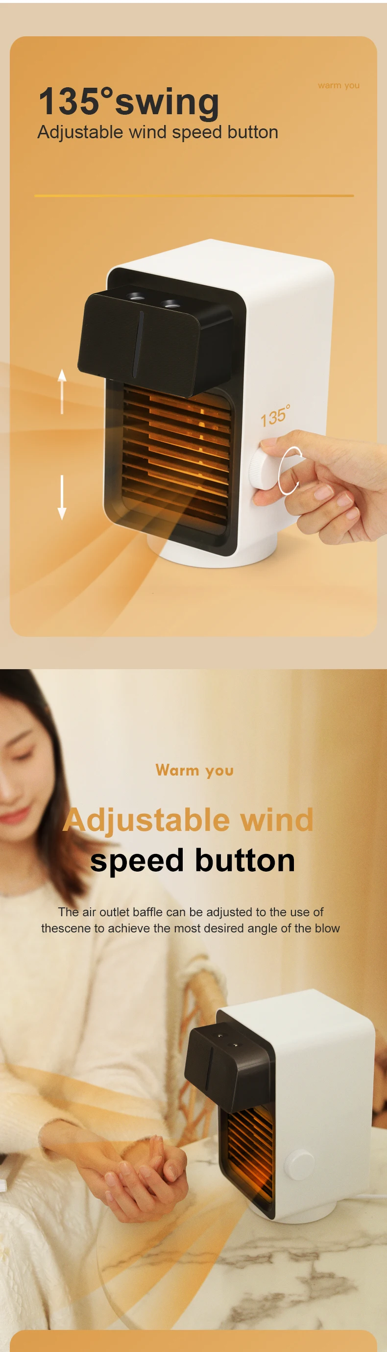 800W Hand Warmer Humidifier Heater Outdoor Room Portable Heater Fans Air Heater Machine 220V 50Hz