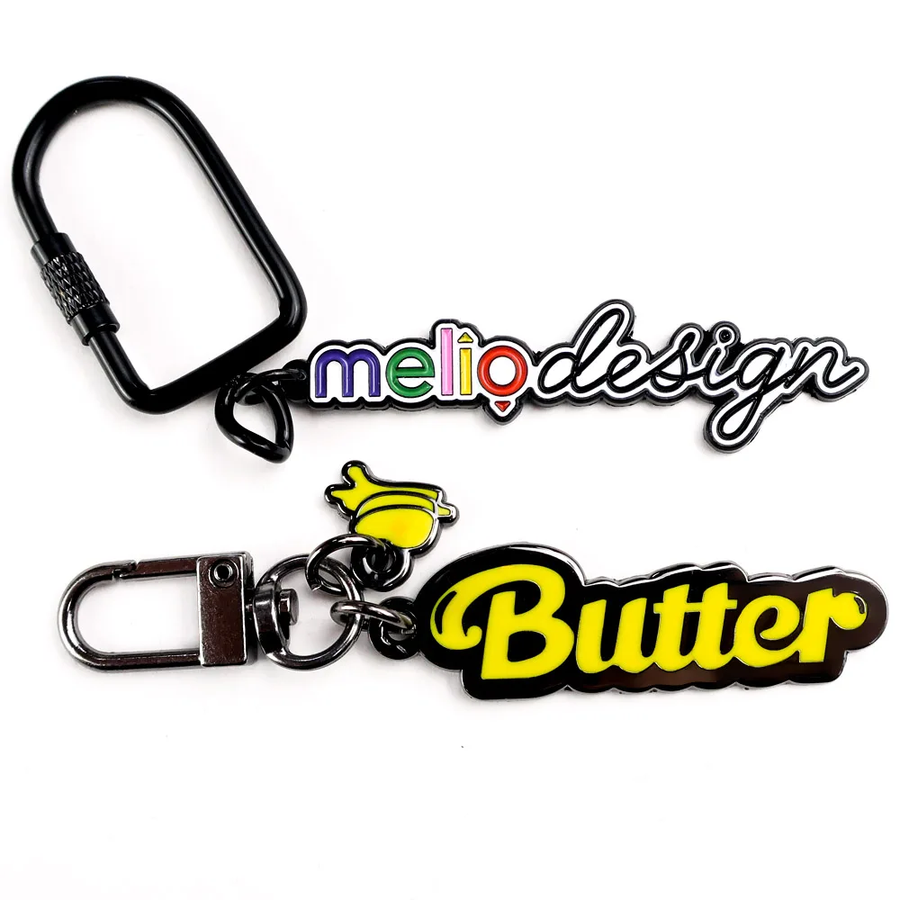 Personalized Custom Metal Keyrings Make Your Company logo Die Cast Metal Key Chains Keychain Maker
