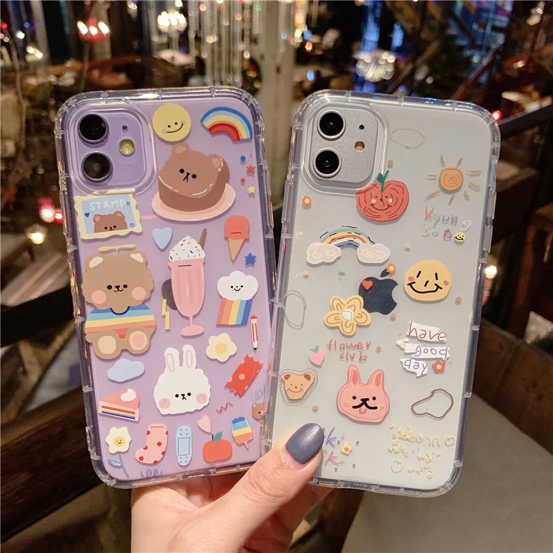 for iPhone 11 Case Funny Phone Case for iPhone 12 13 Case Fundas iPhone Xr  X 13 PRO Max 7 8 Plus Xs Max Cover - China for Airpods Case and Case