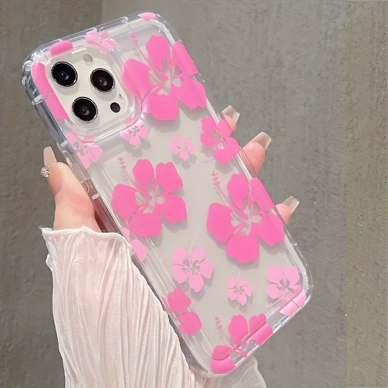 Cute Pink Bow Small Flower Print Clear Case for IPhone 16 15 14 11 12 13 Pro XS Max Cover 7 8 Plus X XR SE Soft Tpu IPhone Case Cute Pink Bow Small Flower Print Clear Case for IPhone 16 15 14 11 12 13 Pro XS Max Cover 7 8 Plus X XR SE Soft Tpu IPhone Case