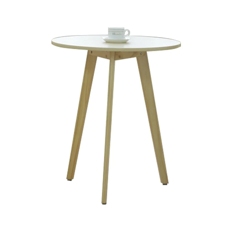 Cheap  Wood Round Nordic Coffee Table Round Modern Nested Coffee Table Modern Style Minimalist Modern Designer Leaf Tea Table