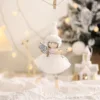 white angel pendant