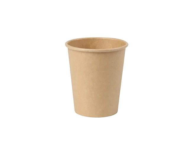 Best-selling Premium Blank-unprinted Single Wall Paper Coffee Cup for Hot Beverage Vending in Convenience Stores manufacture