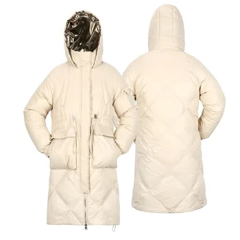 Quality Warm Quilted Women Cotton Puffer Padded Down Jacket Ladies Thick Winter Coats