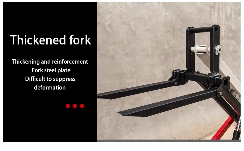 Small Portable Electric Stacker Crane with 24V Battery 500kg Pallet Loading Truck Forklift Electric