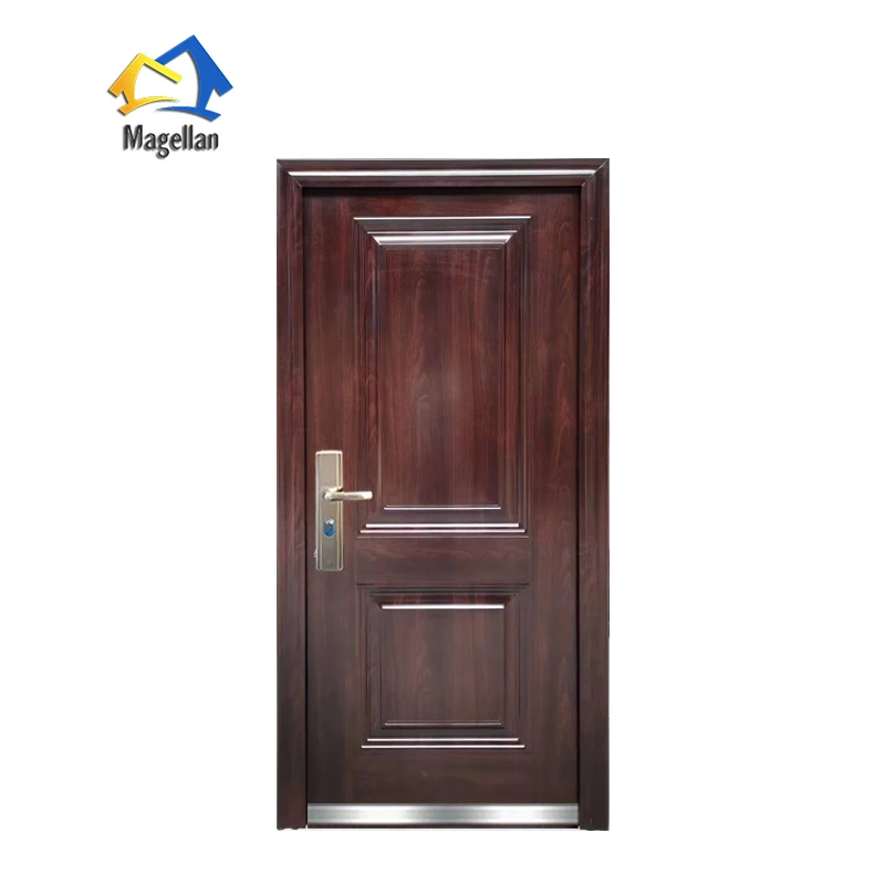 Apartment Main Gate Design Stainless Steel Door Security Cheapest Price of Steel Doors