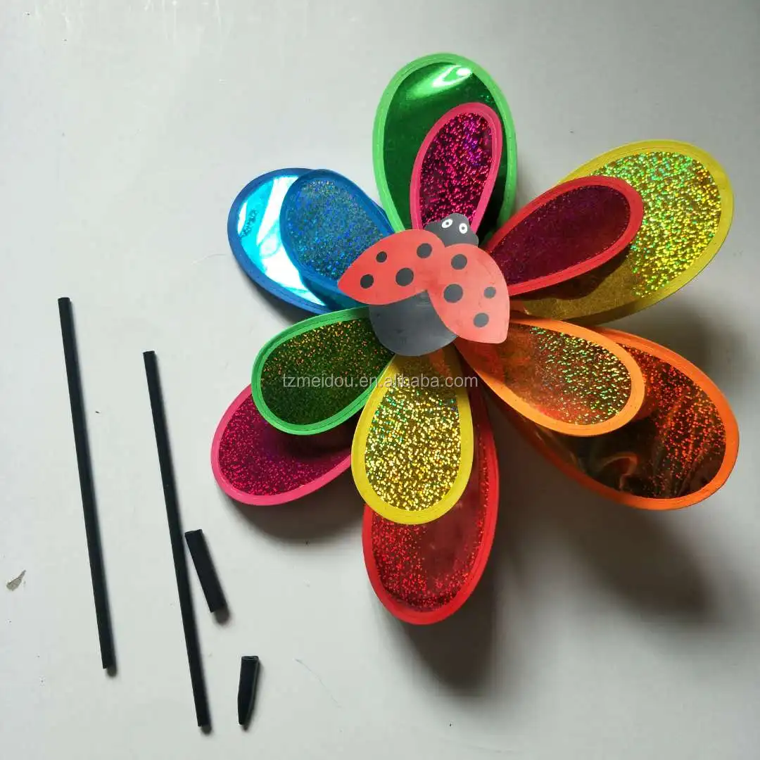 Декоративная мигающая ветряная мельница с