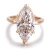 real solid 14k lab diamond ring