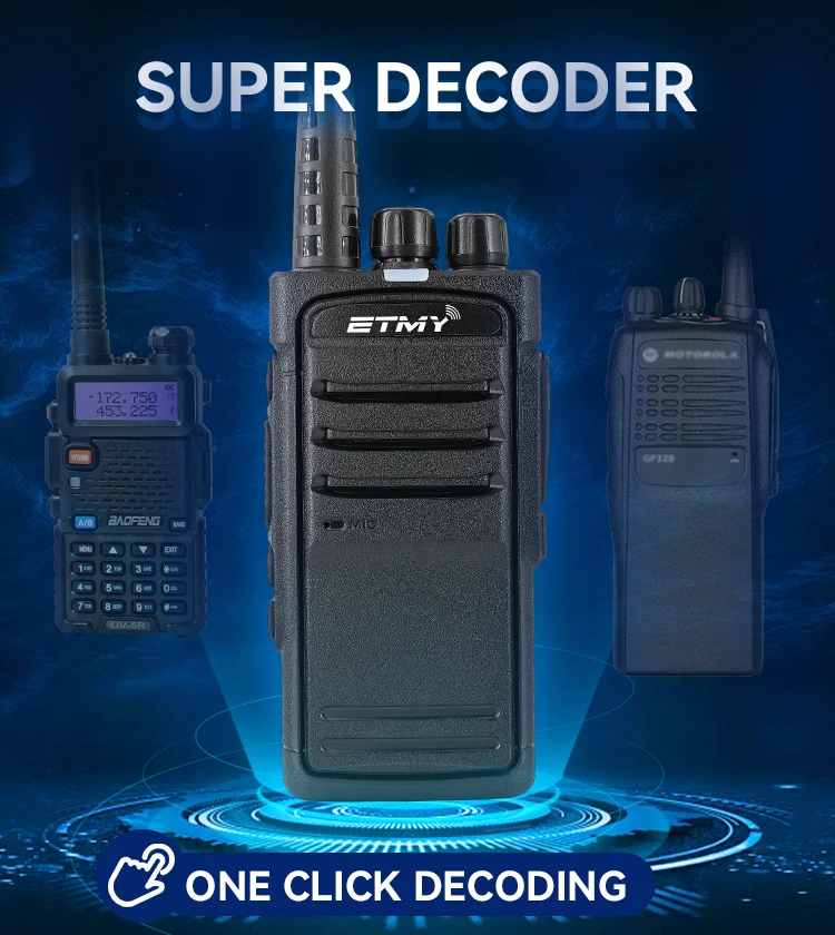 10w Super Long Range Comunicador Uhf Analog 16 Channels Et988 Outdoor