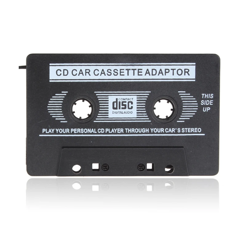 cassette audio de voiture à adaptateur auxiliaire 3.5mm adaptateur de bande  de câble auxiliaire