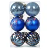 Painted 6cm6pcs (3 blue styles)