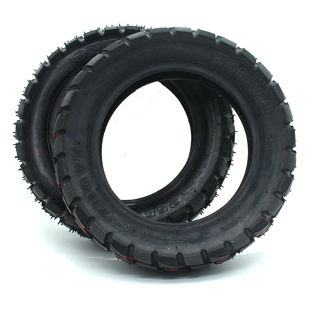 Ulip 10 Pollici 10X3 / 255X80  80/65-6  Pneumatico Solido Tubeless Piu Largo Fuoristrada
