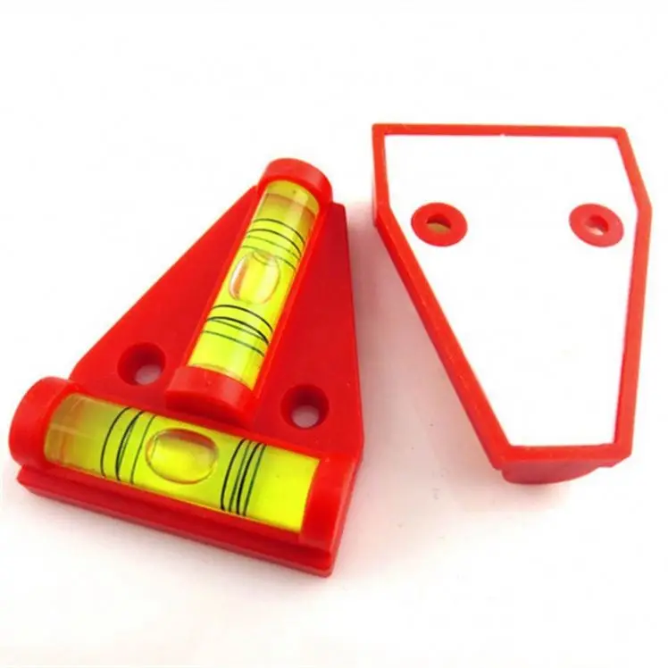 Hand Tool Parts Plastic T Type Mini Bubble Level for Private Label
