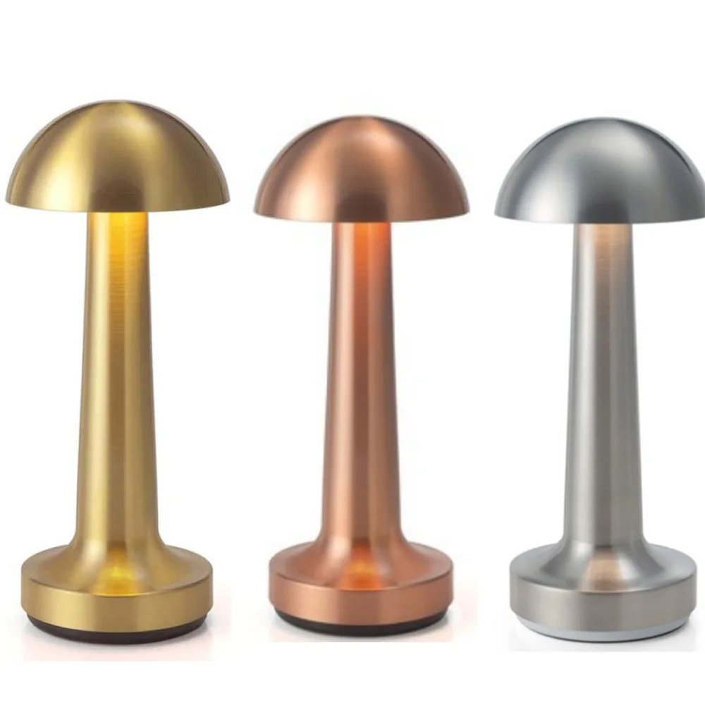 Touch Control Dimmable Bedside Table Lamp USB Port Fabric Shade LED Bulb Simple Design Aluminum Body for Home Office Living Room