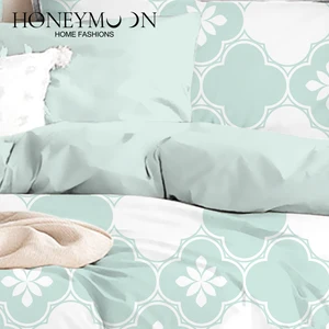 Luxury Hot Sell Sage Green 3D Fashion Printed Bedding 3pcs Soft Microfibre Comforter Sets for Home