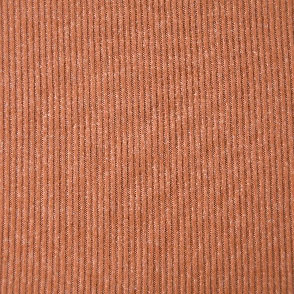 Высокое качество, низкая цена, средний вес, вискоза, полиэстер, спандекс, 2*2 рубчик, меланжевая ткань, одна сторона, Матовый для одежды