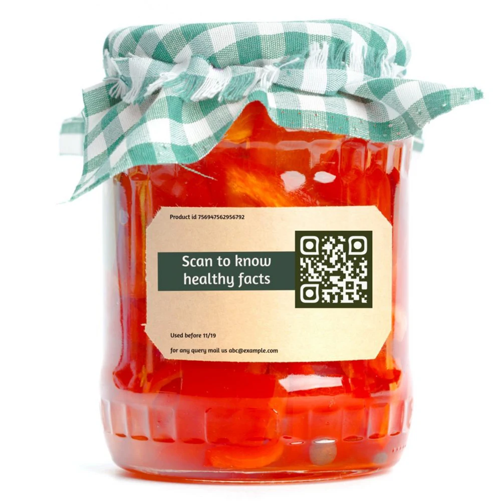 High Quality Metal Aluminum Punch Label Qr Code Serial Number Label for Laser Engraving Metal Tag