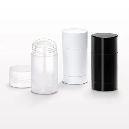 Twist up Push Stick Deodorant Container Packaging Eco Deodorant Stick Container Empty Bottle Deodorant Roll on Packaging Oval