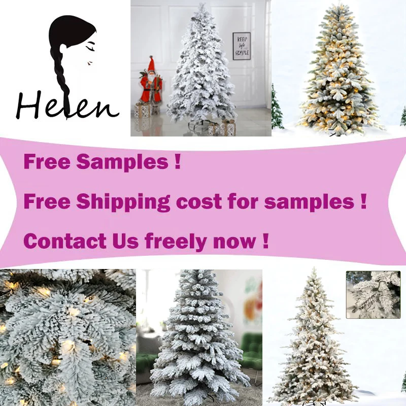 Helen Artificial Realistic Towering Flocking Christmas Tree,Suitable
