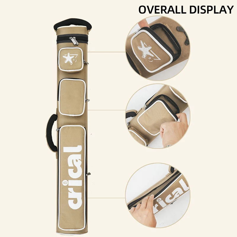 CRICAL Billiard Cue Case - High Capacity Oxford Canvas Bag