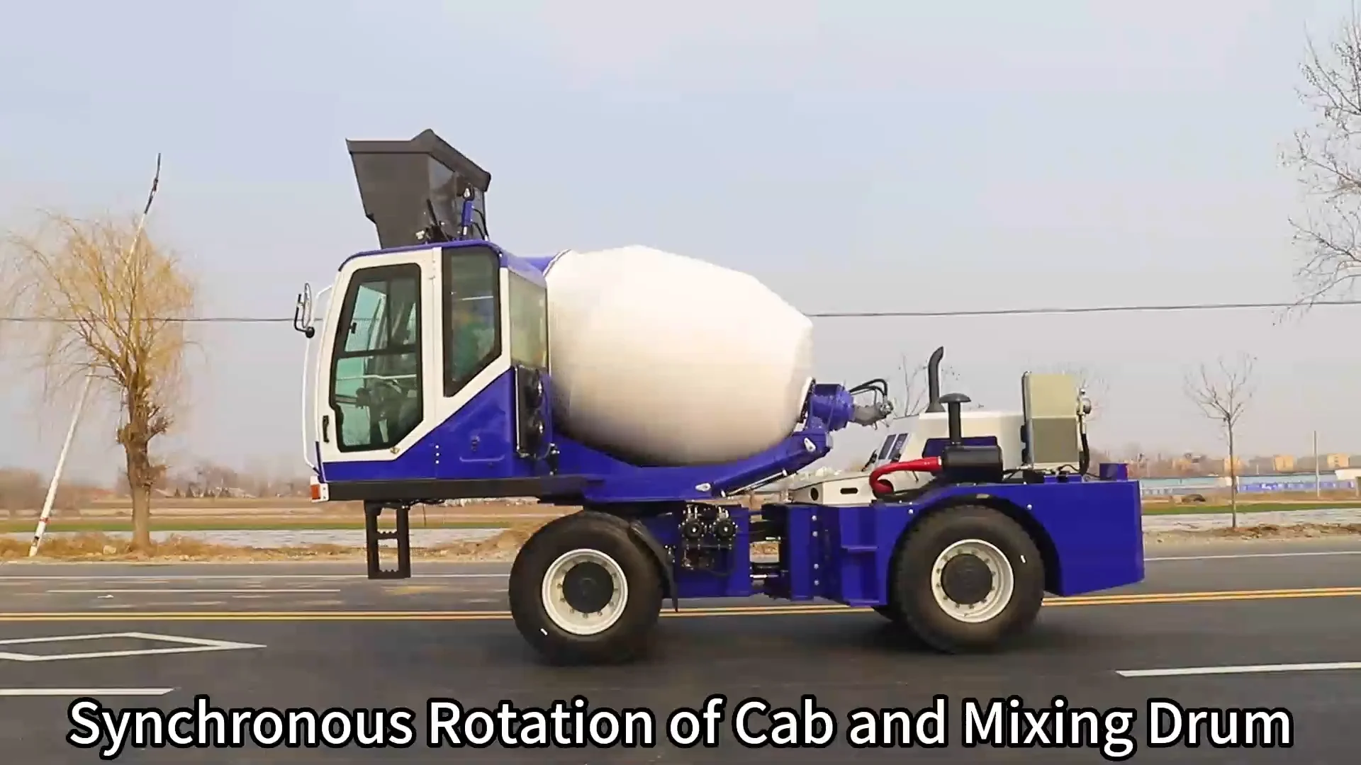 Multifunctional Self Loading Concrete Mixer