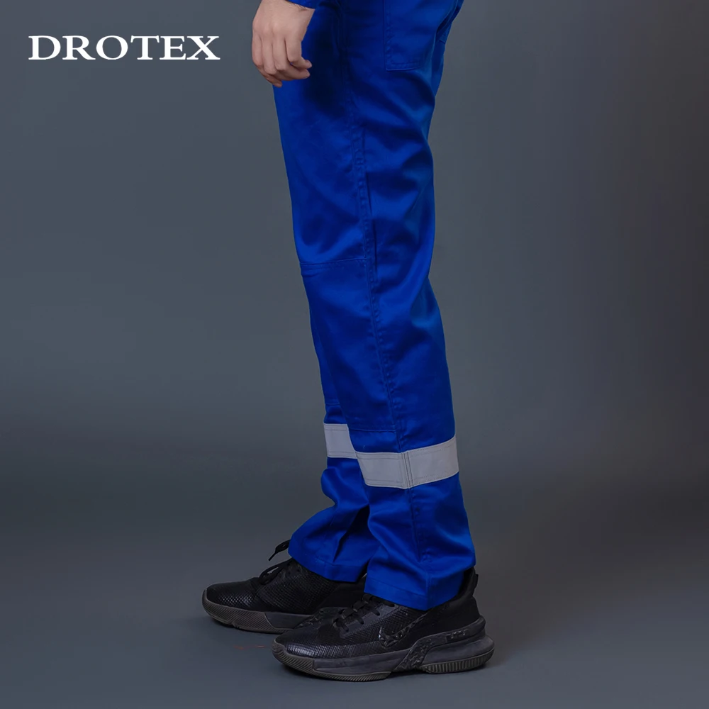 Logo Fire Fighting Industrial Royal Blue Safety Wear Nomex Fire