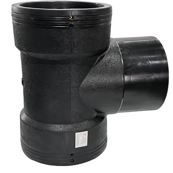 JY High Quality Electrofusion Pipe Fittings equal Tee 250mm water pipe hdpe reducing tee