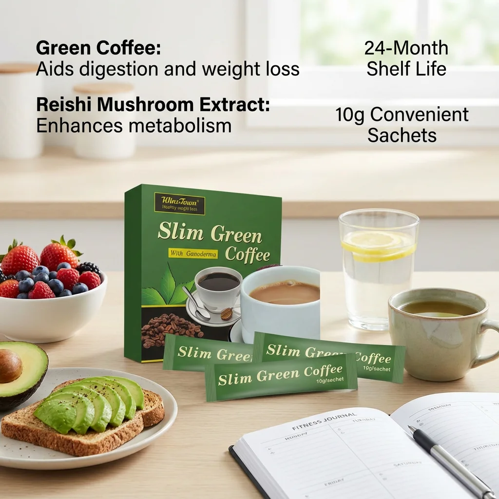 reishi green tea with ganoderma and l-carnitine Slim Beauty Coffee Private Label Natural Herbal Weight Loss Instant Drink Fat Metabolism Support Sure Reviews by with Type:Bottle