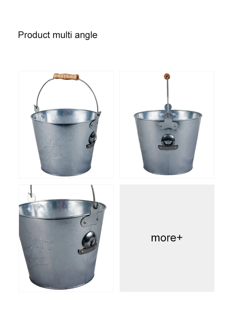 Wholesale Round Metal Beer Ice Buckets With Handle Buy Beer Buckets