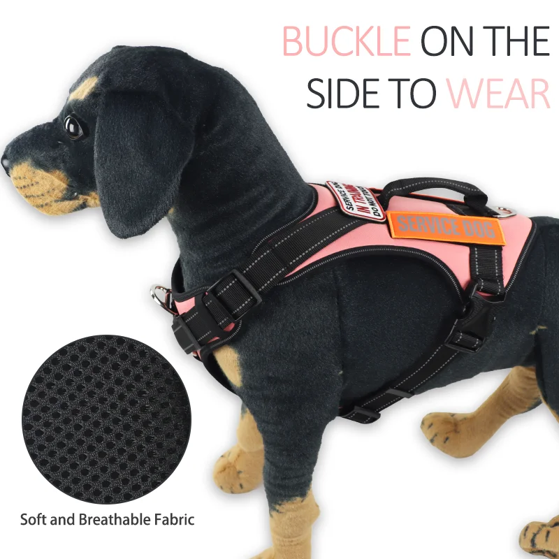 High Quality Dog Harness Pet Harness Oxford Soft Mesh Padded Reversible Adjustalbe Design Dog