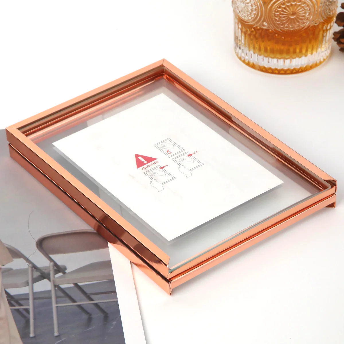 Cornice DIN A2 Made In Germany Mende Frames Cornice Portafoto Anticata, 30 X 42 Cm, DIN A3 Decorazione Casa - 9