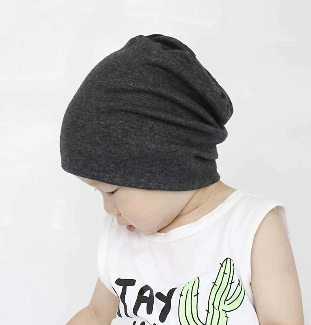 Wholesale Custom Baby Boys Stretchy Slouchy Cotton Hats