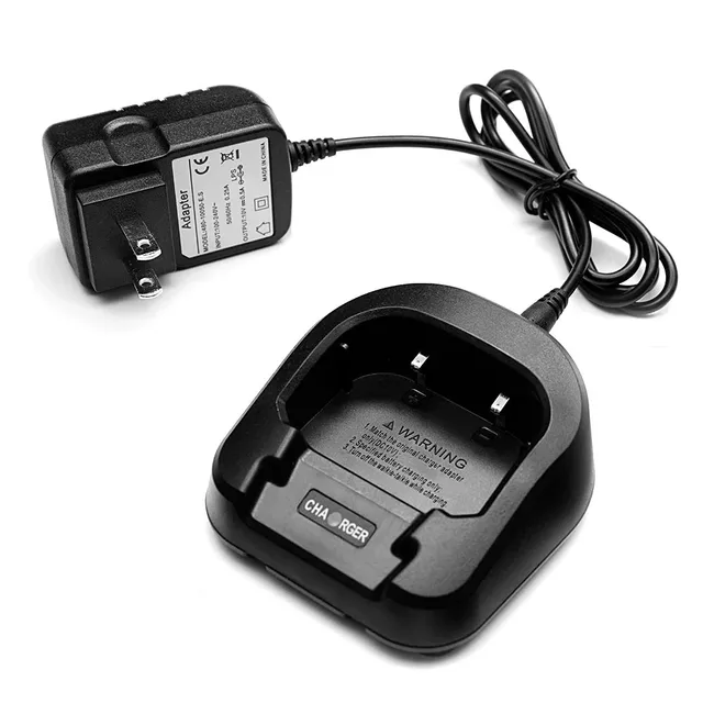 CH-8 Li-Ion Battery Charging Dock for Baofeng UV-82 Series 8.4V 500mAh Output with US Plug for Walkie Talkie