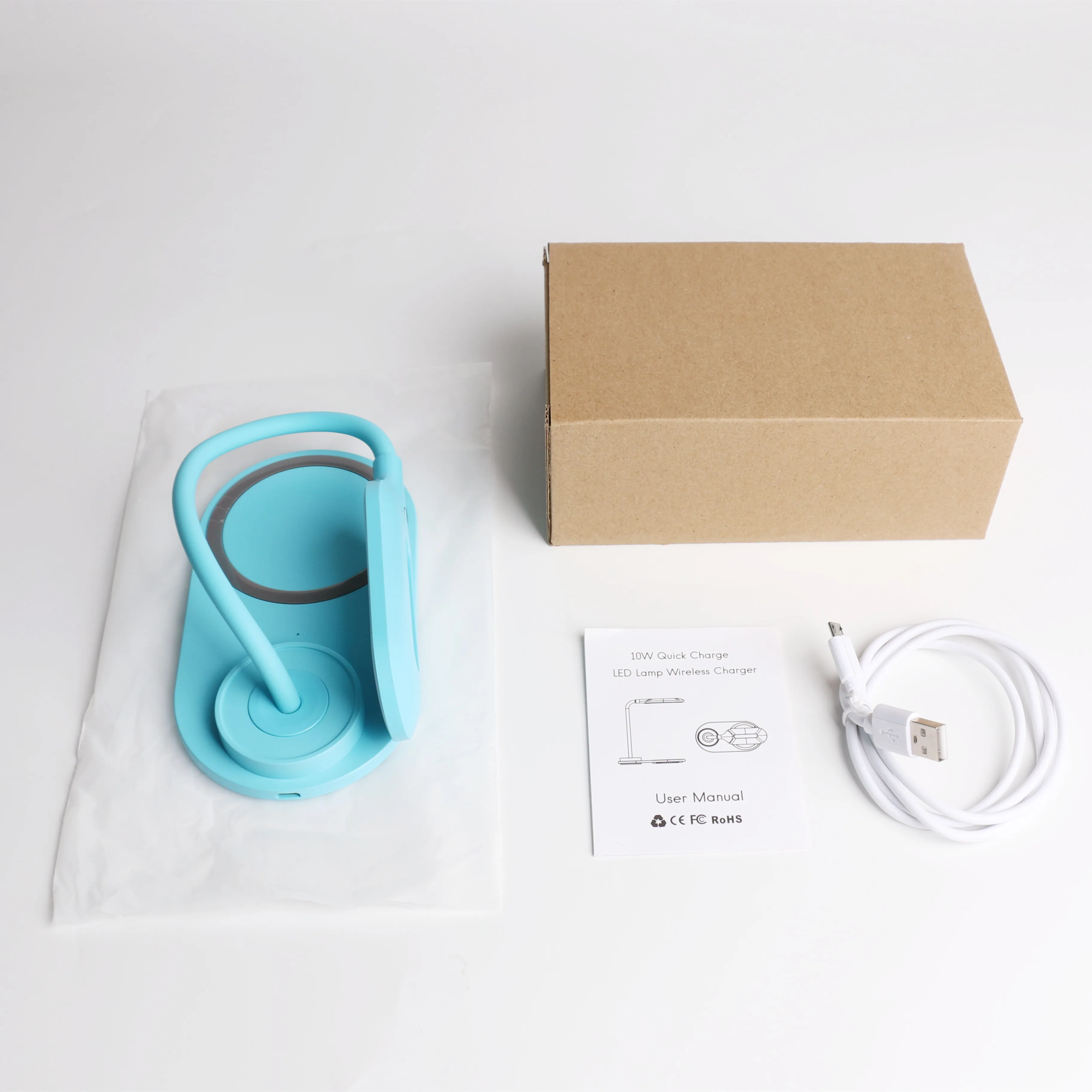 Adjustable USB LED Desk Lamp With Touch Sensor & 3-Level Brightness - 5V Reading Light