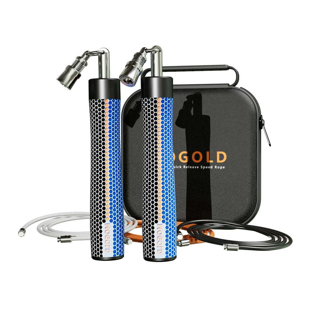 Custom Logo Wholesale Jump Ropes Fast Clip Interchangeable 1/4 1/2 1